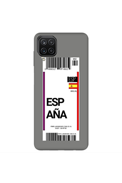 Other Samsung A12 Espana Arrival Grey Colored Silicone TPU Θήκη