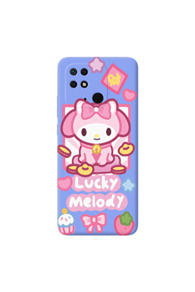 Other Xiaomi Redmi 10C Lucky Melody Light Purple Colored Silicone TPU Θήκη