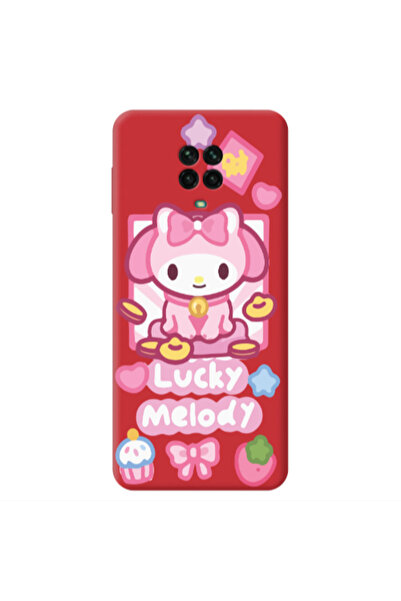 Other Xiaomi Redmi Note 9 Pro Lucky Melody Red Colored Silicone TPU Θήκη