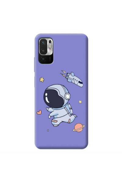 Other Xiaomi Redmi Note 10 Pro 5G Aduket Purple Colored Silicone TPU Θήκη