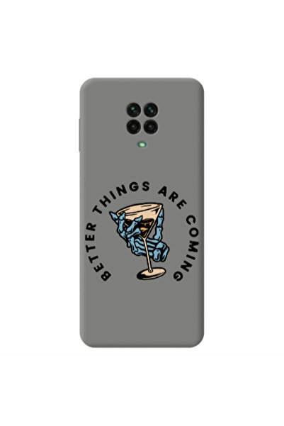 Other Xiaomi Redmi Note 9 Pro Better Things Are Coming Grey Colored Silicone ...