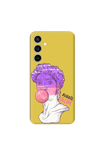 Other Samsung S24 Plus Pin Bubble Yellow Colored Silicone TPU Θήκη
