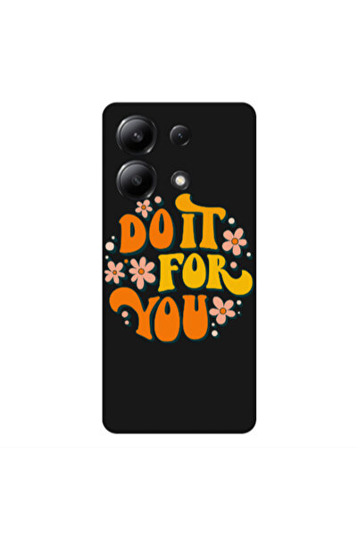 Other Xiaomi Redmi Note 13 4G Do it For You Black Colored Silicone TPU Θήκη