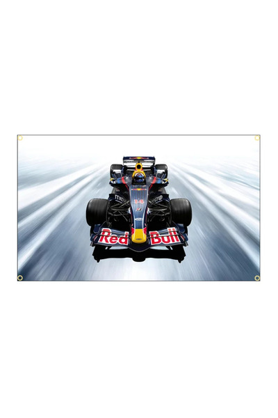 OEM Σημαία διακοσμητική F1 REDBULL flag Decor 60x90cm - Λευκό