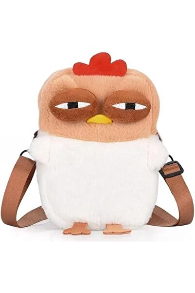 Arabest Cute Chick Tiny Plush Crossbody Bag, Cute Style Soft Fluffy Purse for...