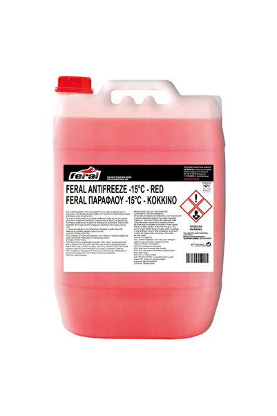 OEM Αντιψυκτικό (Παραφλού) -15°C/+106°C Κόκκινο Feral 20lt 1 Τεμάχιο