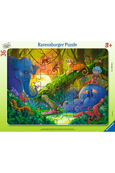 RAVENSBURGER Puzzle Dzungla multicolor 36 piese 3+