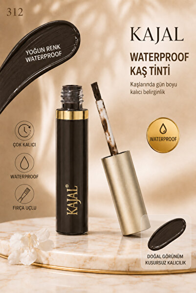 KAJAL Waterproof Eyebrow Tint with Brush Tip No:312