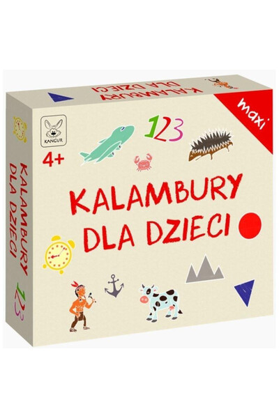 Kangur Joc de societate Kalambury Maxi, joc de mima pentru copii 4+, Multicolor