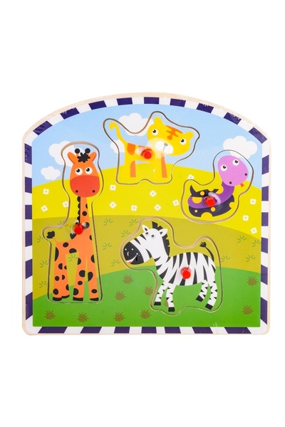 Daffi Puzzle, Lemn, Multicolor