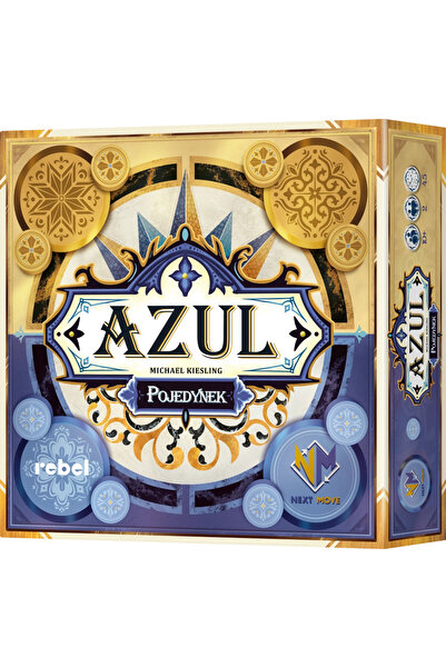 Rebel Joc de societate, REBEL, Azul, 2 jucatori, 75 placi acrilice, multicolor