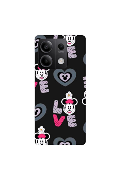Other Xiaomi Redmi Note 13 5G Minnie Black Colored Silicone TPU Θήκη