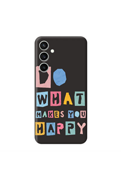 Other Samsung S24 Plus Do What Makes Black Colored Silicone TPU Θήκη
