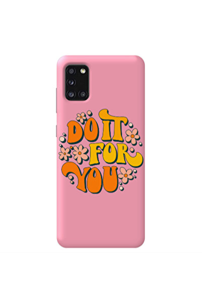 Other Samsung A41 Do it For You Pink Colored Silicone TPU Θήκη