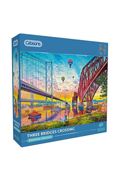 Gibsons Puzzle 1000 piese - Trei Poduri (6424)