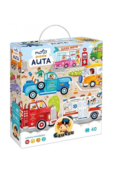 Czuczu Puzzle Czuczu, Masina, de la 3 ani, 40 piese
