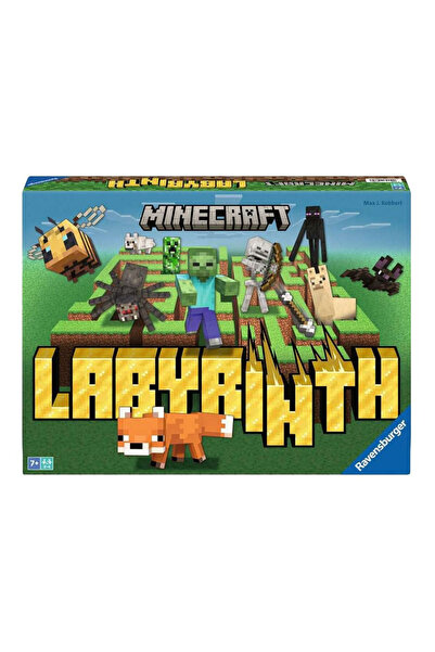 RAVENSBURGER Joc de societate Labirint Minecraft, RAVENSBURGER, pentru 2-4 ju...