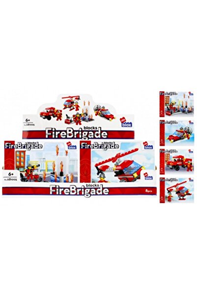 MC Micostore Set de constructie Alleblox Fire Brigade - vehicule cu pompier, ...