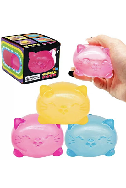 Needoh 1PCS Squishy gummy candy cat sensory stress relief toy squeeze
