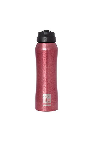 Ecolife Κόκκινο Θερμός 550ml |   Εσωτερικό Καλαμάκι