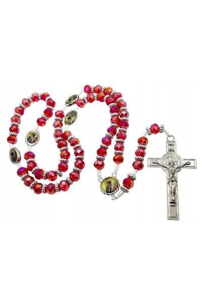 OEM Sacru Rozariu de cristal rosu Maica Domnului din Czestochowa