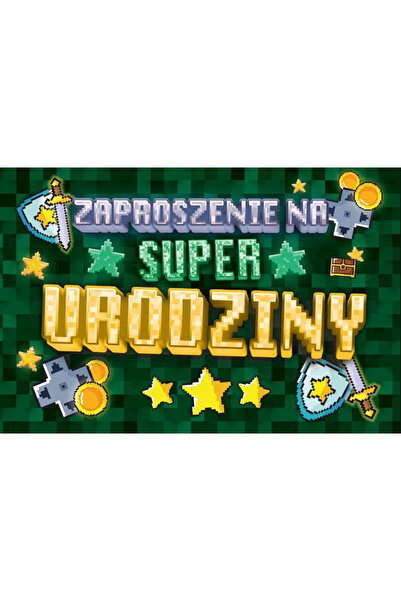 OEM Invitații de ziua de naștere ZAY MINI 10 bucăți – YEKU, hârtie 300g, 164×...