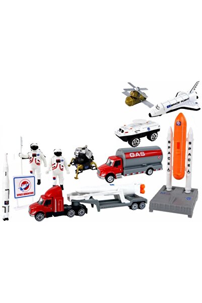 OEM Set 15 figurine, Leantoys, model spatiu, 3 ani plus, Multicolor