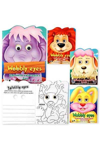 OEM Penword Kolorowanka Ochi mobili Animale amuzante mix 210x278
