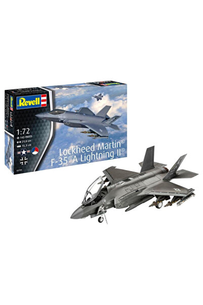 OEM Model Revell F-35A Lightning II la scară 1:72 - Avion multirol