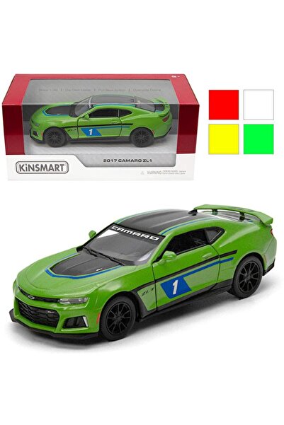 OEM Model de mașină Kinsmart Camaro ZL1 1:38 cu tracțiune Pull Back și uși ca...