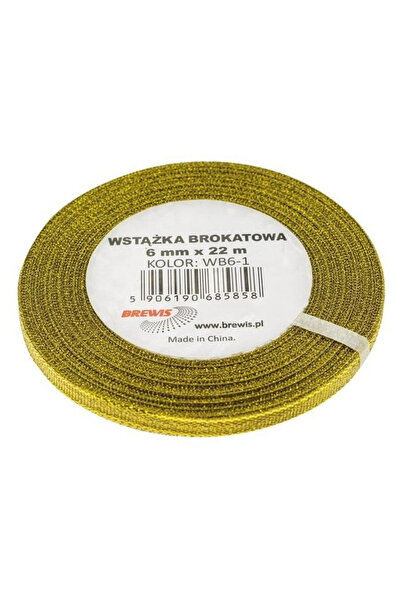 OEM Brewis Panglica cu sclipici aurie 6 mm x 22 m
