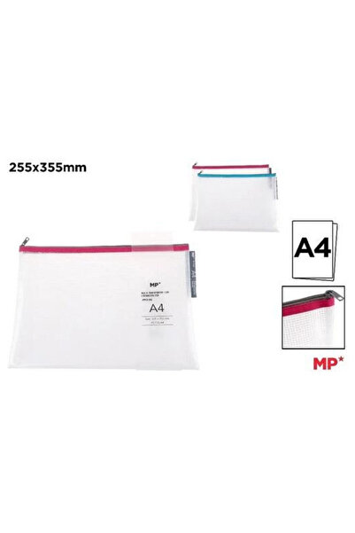 OEM Mapă A4 din plasă EVA cu fermoar MP Main Paper MIX