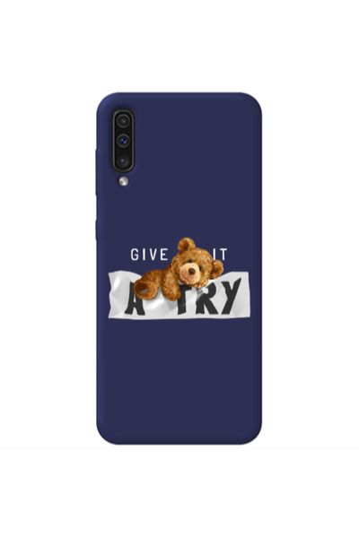 Other Samsung A70 Give me Dark blue Colored Silicone TPU Θήκη