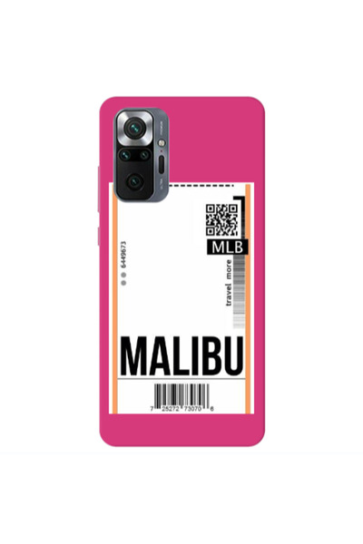 Other Xiaomi Redmi Note 10 Pro 4G Malibu Travel More Fuchsia Colored Silicone...