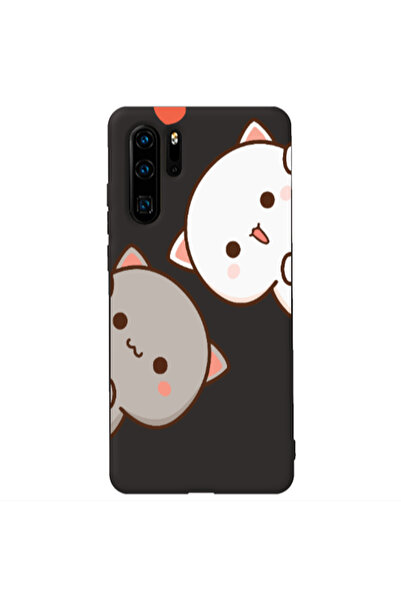 Other Huawei P30 Pro We are here Black Colored Silicone TPU Θήκη