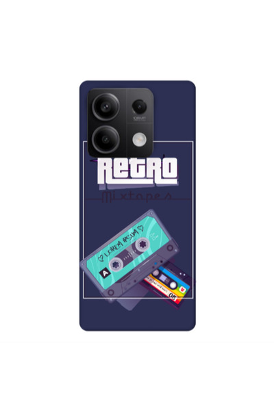 Other Xiaomi Redmi Note 13 5G Mixtapes Dark blue Colored Silicone TPU Θήκη