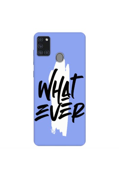 Other Samsung A21S What Ever Light Purple Colored Silicone TPU Θήκη