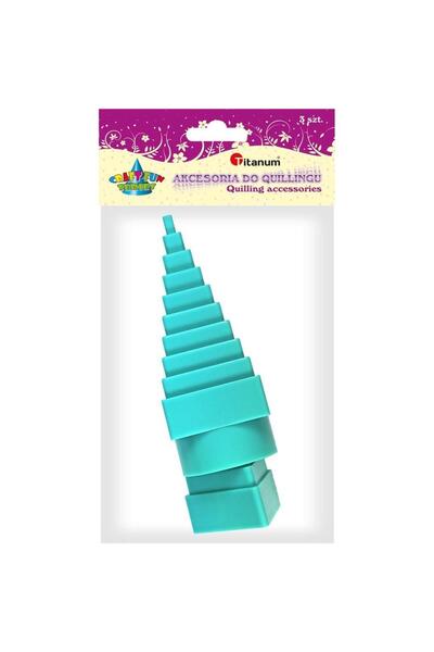 Titanum Forme pentru quilling 3 buc. pătrată, triunghiulară, rotundă