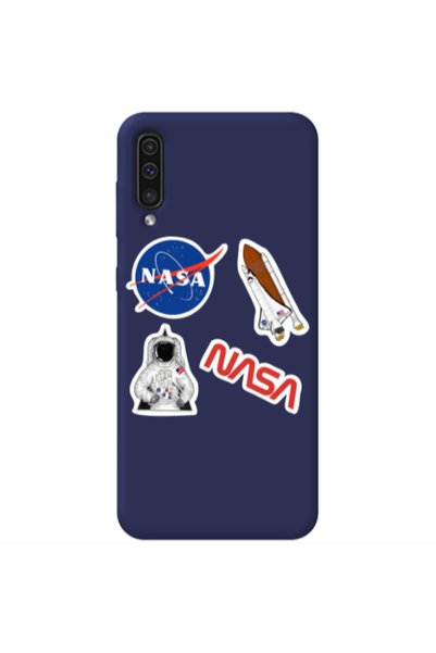 Other Samsung A70 Nasa Dark blue Colored Silicone TPU Θήκη