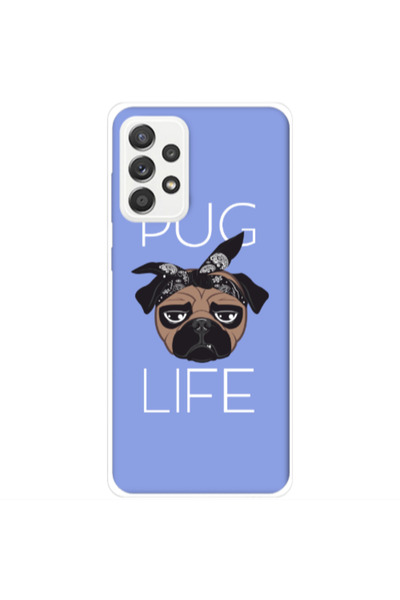 Other Samsung A33 Pug Life Light Purple Colored Silicone TPU Θήκη