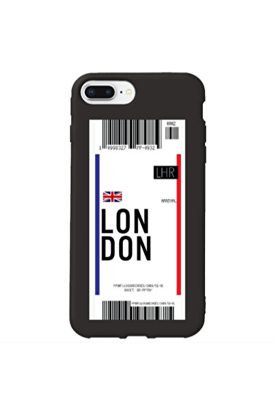 Other Apple iPhone 7 Plus London Arrival Black Colored Silicone TPU Θήκη