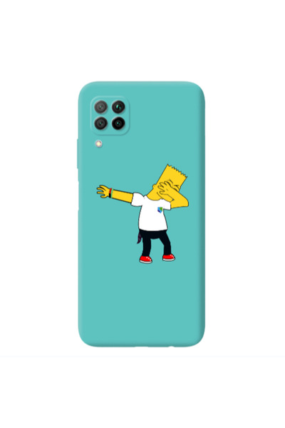 Other Huawei P40 Lite Simpsons2 Turquoise Colored Silicone TPU Θήκη