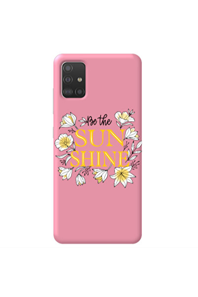 Other Samsung A51 Sun Shine Pink Colored Silicone TPU Θήκη