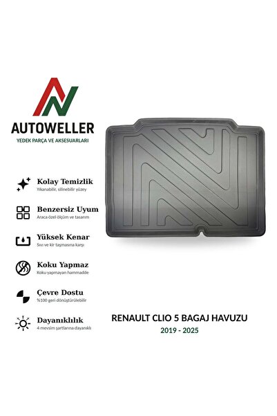 AutoWeller Renaut Clio 5 2019-2025 Bagaj Havuzu