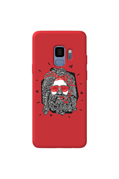 Other Samsung S9 Plus Cool glasses Red Colored Silicone TPU Θήκη