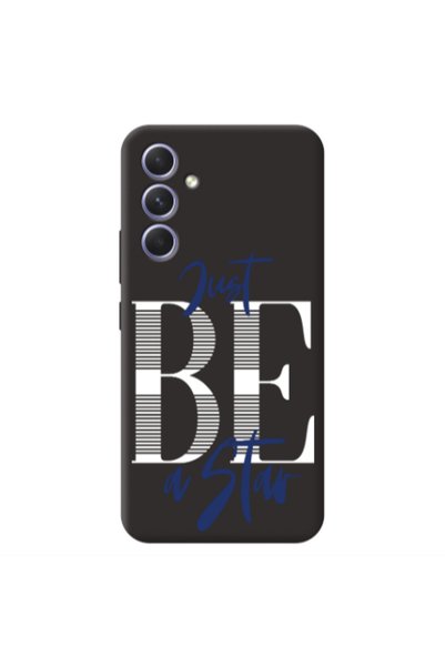 Other Samsung A35 Just Be a Star Black Colored Silicone TPU Θήκη