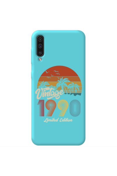 Other Samsung A70 Vintage Turquoise Colored Silicone TPU Θήκη