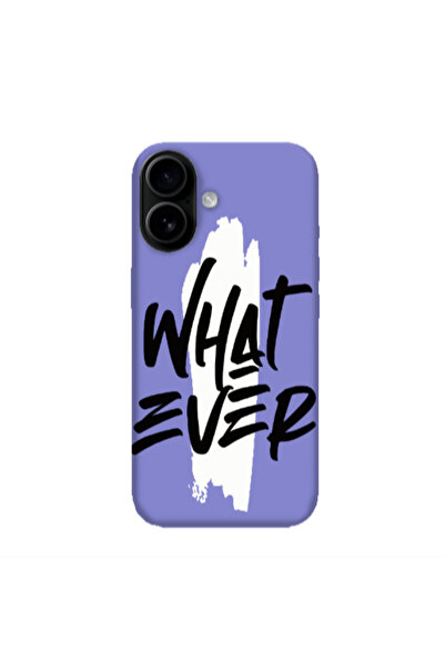 Other Apple Iphone 16 plus What Ever Purple Colored Silicone TPU Θήκη