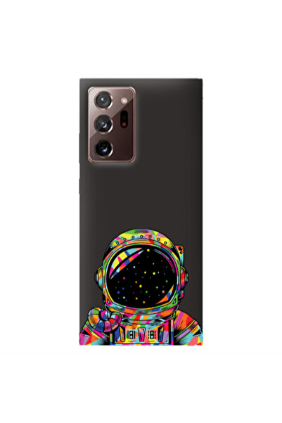 Other Samsung Note 20 Plus Astronaut 209 Black Colored Silicone TPU Θήκη