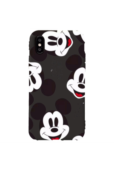Other Apple iPhone Xs Mickey Mouse Black Colored Silicone TPU Θήκη